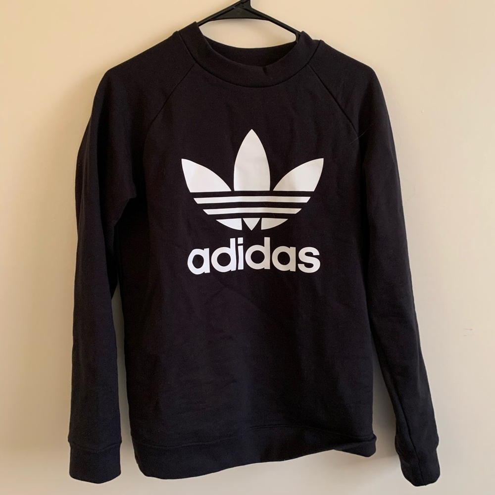 Black Adidas Sweatshirt PERFECT CONDITION